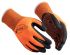 GUIDE GLOVES GUIDE 579 Black, Orange Elastane, Nitrile, Nylon Mechanical Protection Work Gloves, Size 8, Nitrile Coating