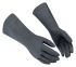 GUIDE GLOVES GUIDE 4034 Black Chloroprene Chemical Resistant Work Gloves, Size 7