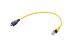 HARTINGHARTING ix Industrial, 3m Cat6a, Yellow Type A Plug to Male RJ45, ShieldedShielded, Terminated PVC Sheath