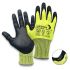 Lebon Protection SPHINX Yellow Polyethylene Cut Resistant Gloves, Size 11, Nitrile Foam Coating