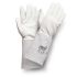 Lebon Protection AGNM15 White Leather Abrasion Resistant, Cut Resistant  Gloves, Size 8