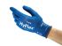 Ansell HyFlex Blue Nitrile Abrasion Resistant Work Gloves, Size 11, Foam Nitrile Coating