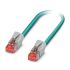 Phoenix ContactNBC, 3m Cat5, Blue RJ45 to Male RJ45, Aluminium Foil, Tinned Copper BraidShielded, Terminated