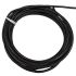 Mueller Electric WI-M-20 Series Black Test Lead Wire, 20 AWG, 41/0.127 mm, 10ft, Silicone Insulation, WI-M-20-10-0