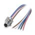 Phoenix Contact 16A电源连接器插头, 5 Position, 63V, IP65，IP67, 金属, 背面安装, 14152系列