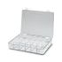 Phoenix Contact 12 Cell Transparent Polystyrene Compartment Box, 55mm x 335mm
