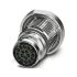 Phoenix Contact, ST IP67 Silver Rear Mount 17 Industrial Power Socket, Rated At 3.6A, 48 Vac/Vdc, 74 Vac/Vdc