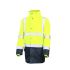 Active Gear HVREFY Navy/Yellow Unisex Hi Vis Jacket, S