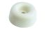 Guitel Hervieu White Rubber Bumper Door Stop, 25mm Diameter, 12mm Long