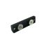 Viso Black Polypropylene Magnetic Bracket