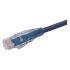 L-ComTRD, 14ft Cat5e, Blue RJ45 to Male RJ45 MaleUnshielded, Terminated PVC Sheath