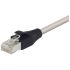 Cable Cat5e Cat5e apantallado L-Com de color Gris, long. 7pies, funda de LSZH