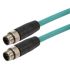 Kabel Cat5e, Zelená, Termoplast 1m