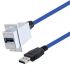 Cable USB 3.0 L-Com, con A. USB Macho, con B. USB A Macho, long. 1.5m