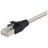 L-ComTRD, 5ft Cat6, Grey RJ45 to Male RJ45 Male, Aluminium/Polyester FoilShielded, Terminated PVC Sheath