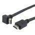 HDMI 2.1 Cable M/RA-UP-M PVC BLK 0.5M