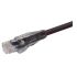 Cable de Cat6 Cat6 Blank L-Com de color Negro, long. 7pies, funda de PVC