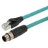 Cable Cat5e Cat5e apantallado L-Com de color Verde, long. 5m, funda de Termoplástico