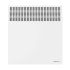 Radiatore Atlantic 451 x 369 x 102mm, 750W, Orizzontale
