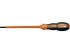 Ega-Master Slotted  Screwdriver, 5.5 mm Tip, 125 mm Blade, VDE/1000V, 230 mm Overall