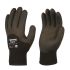 Skytec Argon Black Nylon Cold Resistant Work Gloves, Size 8 - M, PVC Coating