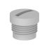 Banner S15WL Male Circular Connector Dust Cap IP65, IP67 Rated, with Nickel Plated Finish, PVC