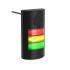 Banner TLF100 Series Green, Red, Yellow LED Beacon, 3 Lights, 24 V dc, Flush Mount