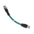 Cordset, M12 Male to RJ45 Male, Straight