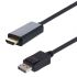 L-Com Male DisplayPort to Male HDMI, LSZH  Cable, 2m