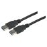 L-Com USB 3.0, Male USB to Male USB A, 1m