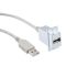 L-Com USB 2.0 Cable, Female USB A to Male USB A  Cable, 72in