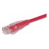 L-ComTRD, 2m Cat6, Red RJ45 to Male RJ45 MaleUnshielded, Terminated PVC Sheath