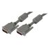 L-Com, Male DVI to Male DVI  Cable, 5ftGrey sheathAluminium Foil, Braid shielding