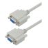 L-Com Female 9 Pin D-sub to Female D-Sub Cable assembly, 25ft PVC