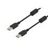 L-Com USB 2.0 Cable, Male USB 2.0 to Male USB A  Cable, 2m