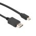 L-Com Male DisplayPort to Male DisplayPort, LSZH  Cable, 1m