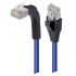 L-ComTRD, 1ft Cat6, Blue RJ45 to Male RJ45 Male, Copper BraidShielded, Terminated PVC Sheath