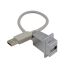 L-Com USB-kábel, USB - USB A, 36in