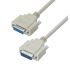 L-Com Male 15 Pin D-sub to Female 15 Pin D-sub Cable assembly, 15ft PVC