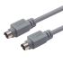 L-Com Male 8 Pin DIN to Male 8 Pin DIN Grey DIN Cable 3ft