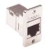 Acoplador Ethernet L-Com serie ECF, interfaz RJ45, de Cat5e, , apantallado