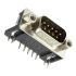 CONEC DLS1XP5 9 Way Angled Threaded Mount D-sub Connector Plug