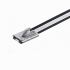 Panduit Cable Tie Assemblies, 258mm x 8.1 mm, Black 316 Stainless Steel, Pk-50units