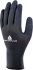 Delta Plus VE630 Black, Grey Oil Resistant Work Gloves, Size 7, Latex Coating