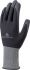 Delta Plus VE723NO Black Mechanical Protection Work Gloves, Size 9, Nitrile Foam Coating