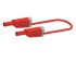 Electro PJP Banana Plug, Red, 25cm Lead Length