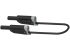 Electro PJP Banana Plug, Black, 150cm Lead Length