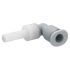 EMERSON ? AVENTICS QR1-S-MVA Series Elbow Fitting, Push In 6 mm to Push In 6 mm, Push-in Connection Style, R412005441
