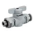 EMERSON ? AVENTICS Locking Shut-Off Valve Manual Blocking Of Air Supply Ball Valve QR1-BGS Series, G 1/8, 1/8in,