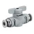 EMERSON ? AVENTICS Locking Shut-Off Valve Manual Blocking Of Air Supply Ball Valve QR1-BSK Series, Push In 6 mm, 2.5mm,